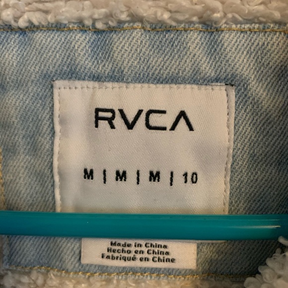 RVCA sherpa lined trucker jacket - Picture 3 of 4
